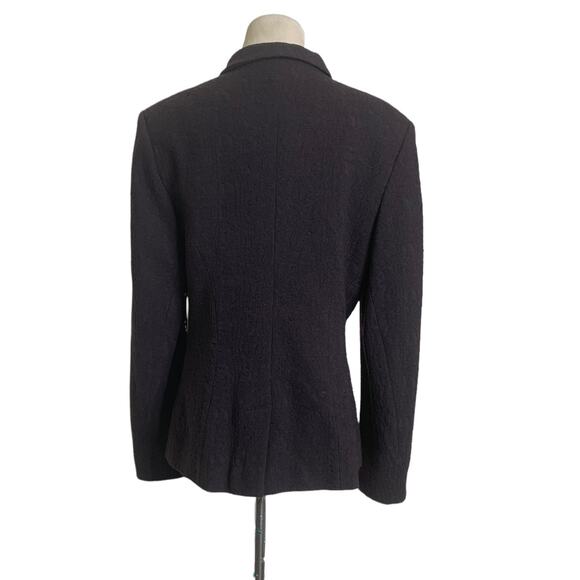 Rene Lezard brown 4 button jacket blazer size 42 US 10 - Picture 2 of 10